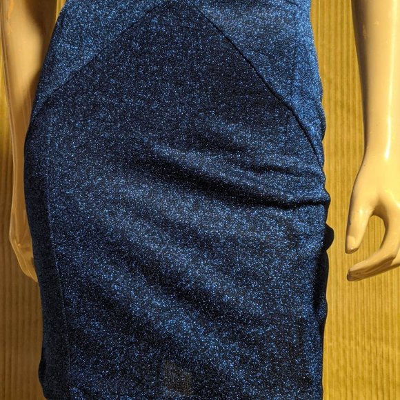 H&M Blue Sparkly Skirt Size 8 - Picture 2 of 3